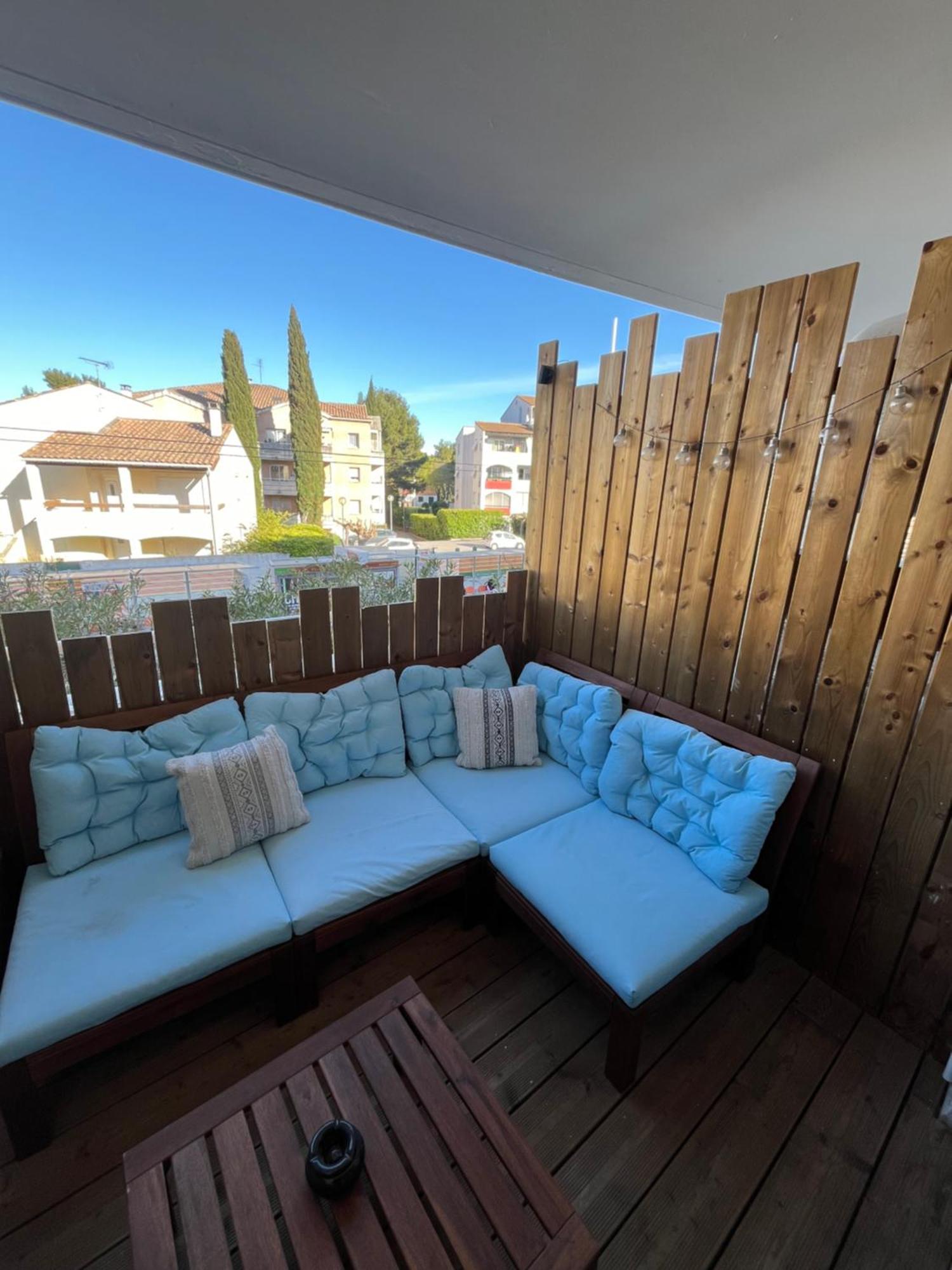 Ferienwohnung Joli T2/ Tram/ Clim/ Parking/ Wifi/ Piscine Montpellier Exterior foto