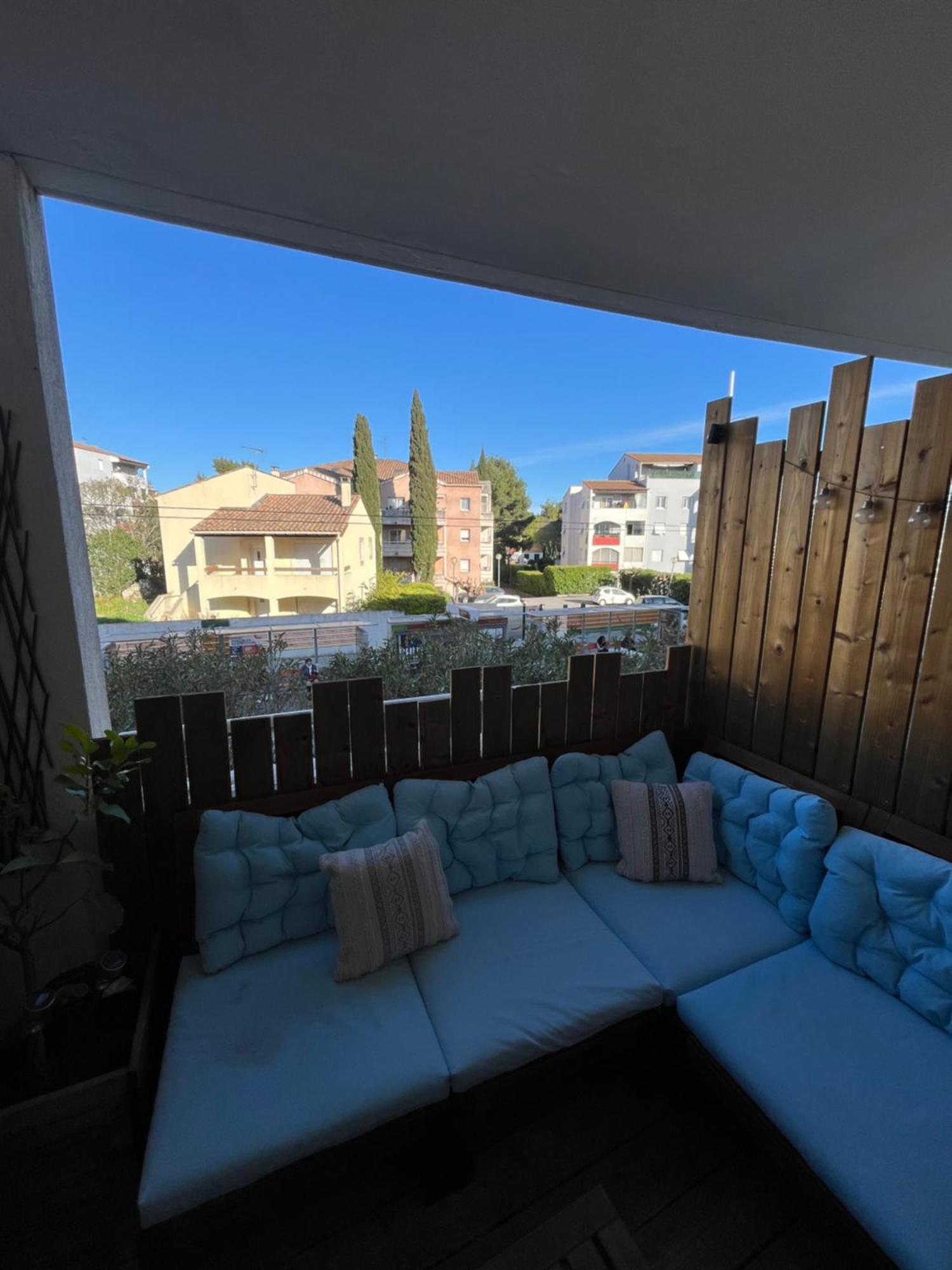 Ferienwohnung Joli T2/ Tram/ Clim/ Parking/ Wifi/ Piscine Montpellier Exterior foto